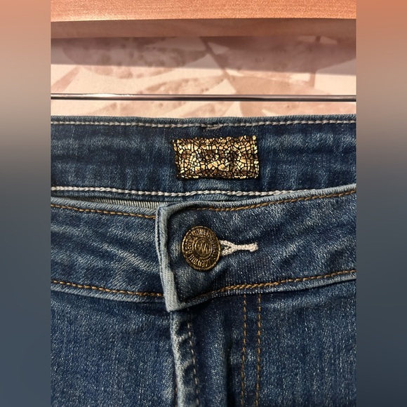 MOTHER Crop Step Fray Jeans Size 30 Premium Designer Denim - Picture 6 of 12